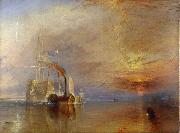 J.M.W. Turner The  Fighting Temeraire Tugged to het last berth to be Broken Up (mk09) USA oil painting reproduction